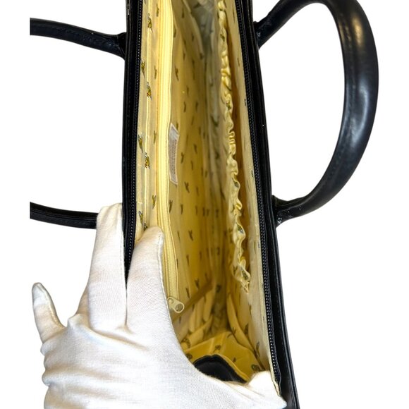 Vivienne Westwood Orb Briefcase Handbag Black - Picture 6 of 8